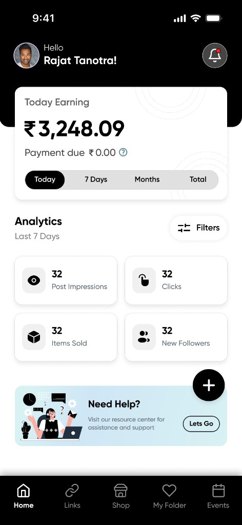 Analytics earnings and performance